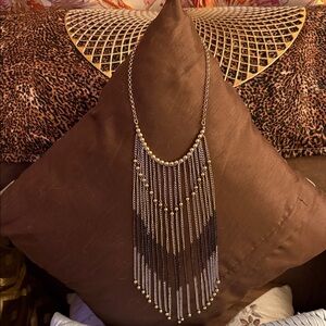 Chic Gold and Silver Layered Necklace